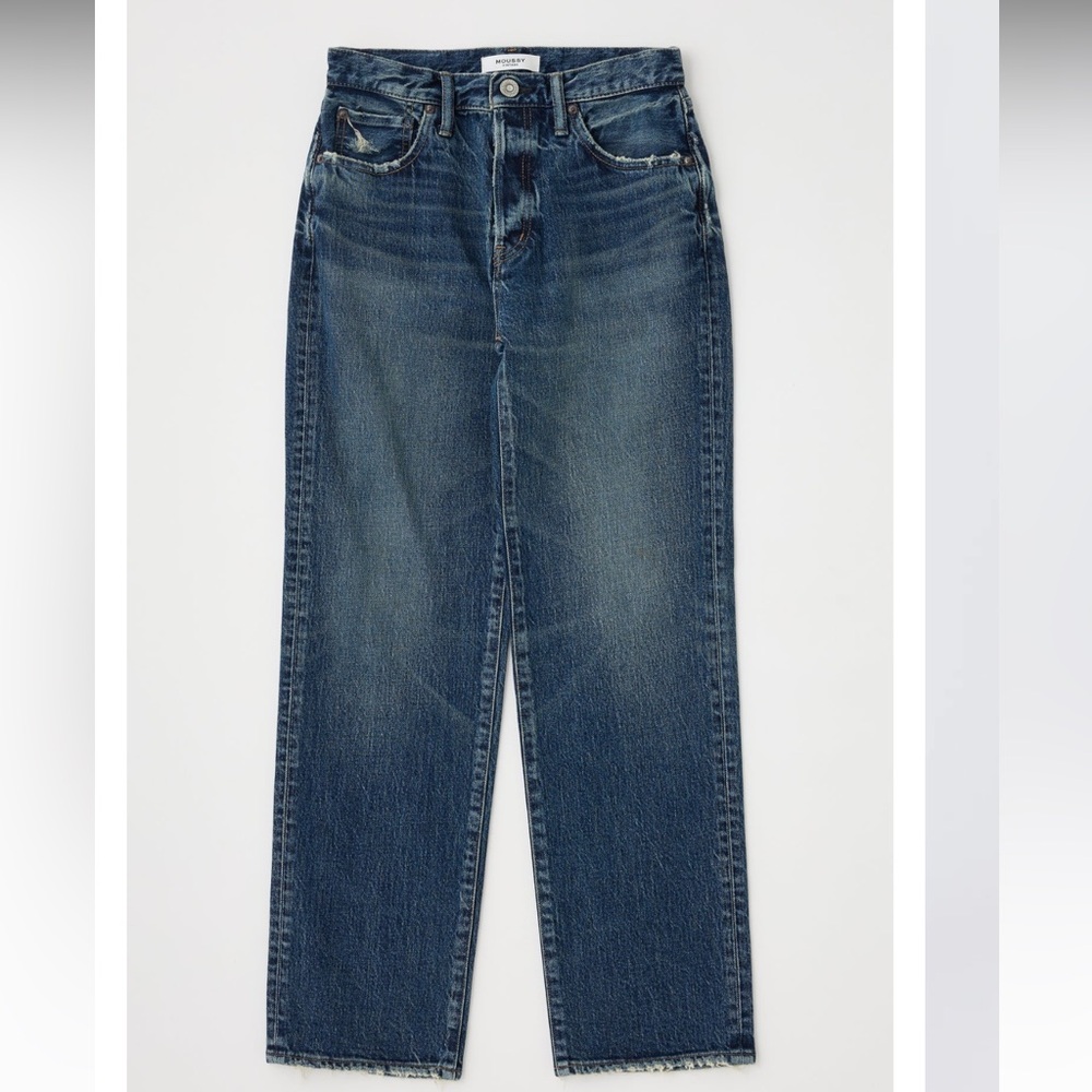 Moussy Women's Blue Straight Jeans